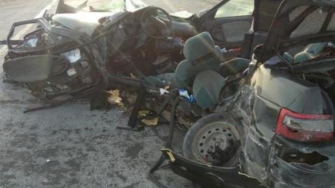 В страшной аварии под Оренбургом погибли 2 человека