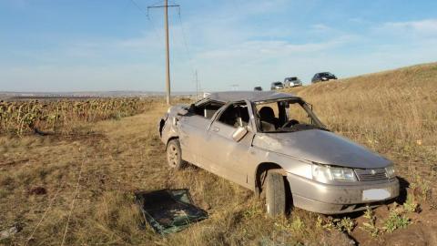 Под Бугурусланом КамАЗ столкнулся с отечественной легковушкой
