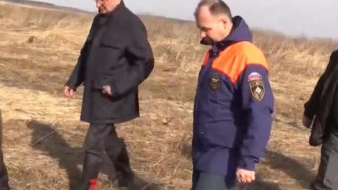 На место крушения самолёта АН-148 прибыл Юрий Берг