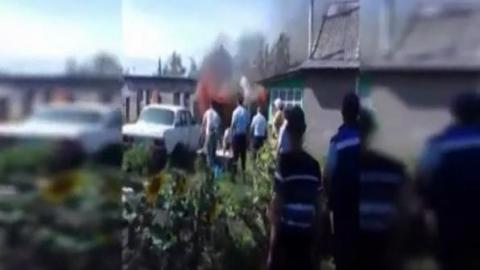 В Оренбуржье полицейские помогли спасти от огня жилой дом