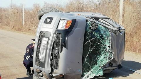 В Саракташском районе погиб водитель перевернувшейся иномарки