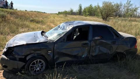 Под Орском в аварии серьёзно пострадал водитель «Лады»