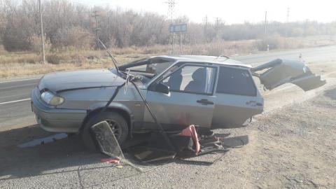 В Новосергиевском районе автомобиль «ВАЗ» разорвало на части   