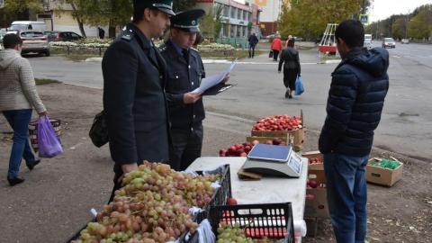В Оренбурге с несанкционированных торговых точек изъяли некачественные фрукты