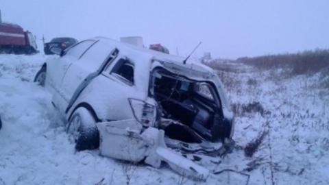 ДТП на трассе Оренбург - Орск: столкнулись тягач SCANIA и Opel