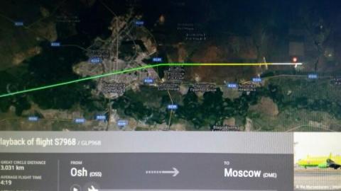 Самолёт Ош - Москва сел в Оренбурге из-за плохого самочувствия пассажира