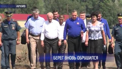Посмотреть Разрушение берега Сакмары в Жёлтом будут останавливать за счет РЖД