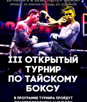 Третий ежегодный Открытый турнир Оренбурга по тайскому боксу